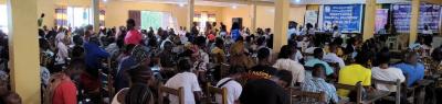 The program was held in the auditorium of the Nimba Univeristy 